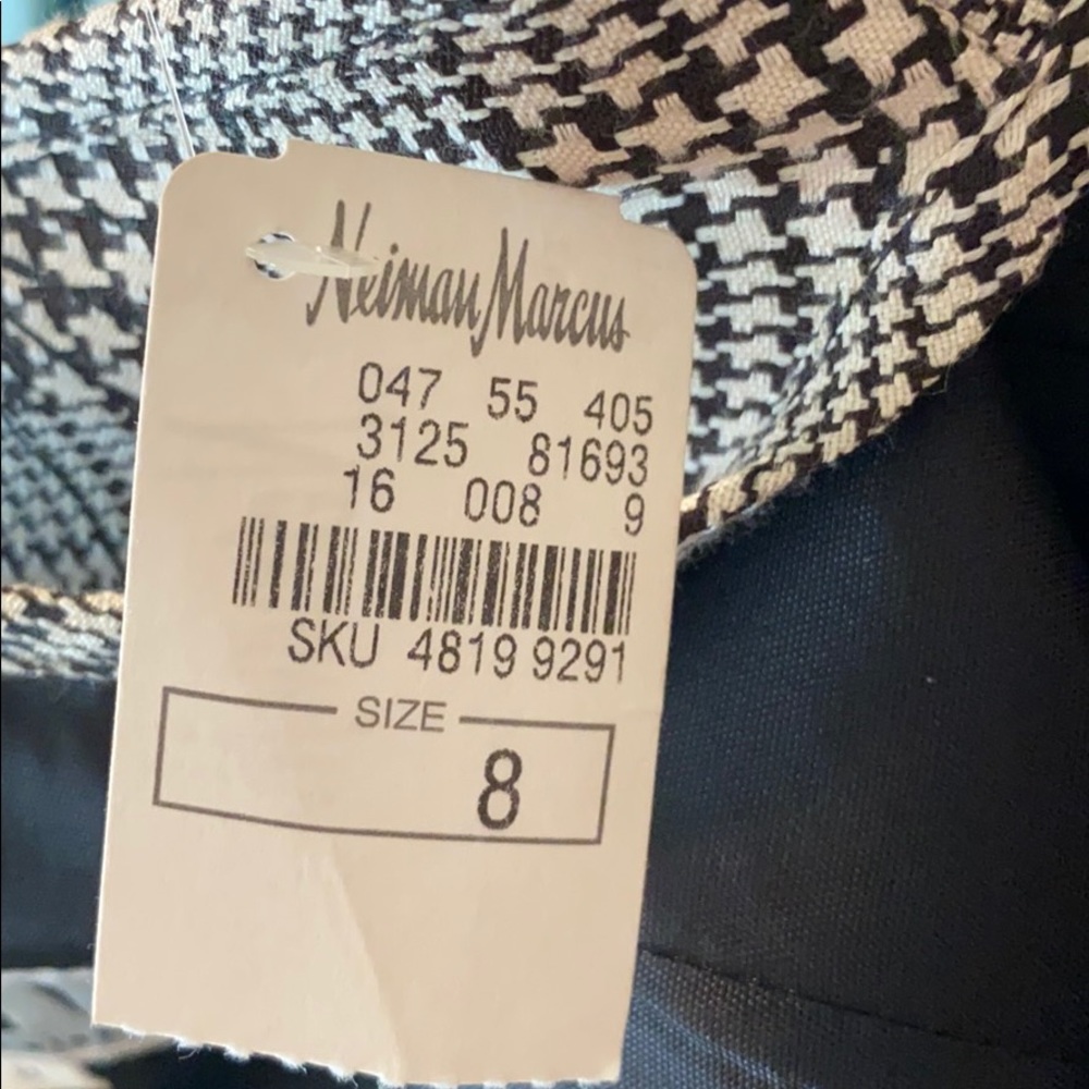 NWT David Meister Plaid & Floral Career Dress 8 - Picture 6 of 8